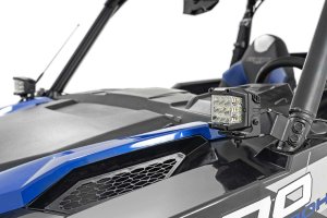 Polaris General XP 4 1000 LED Light Kit - Rough Country - Cage Mount, 2